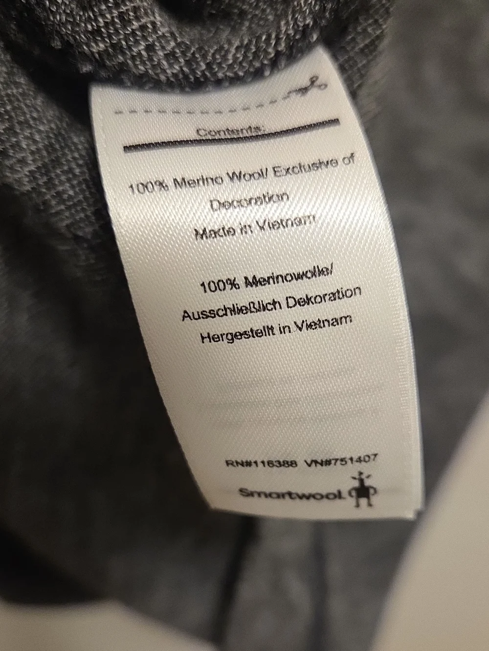 Smartwool Midweight Pattern Zip Top XL - Picture 5 of 6